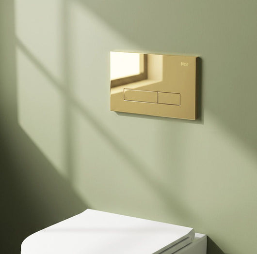 Pulsante Per Supporto Set Da Incasso Wc Rea Hd K011a-q Gold