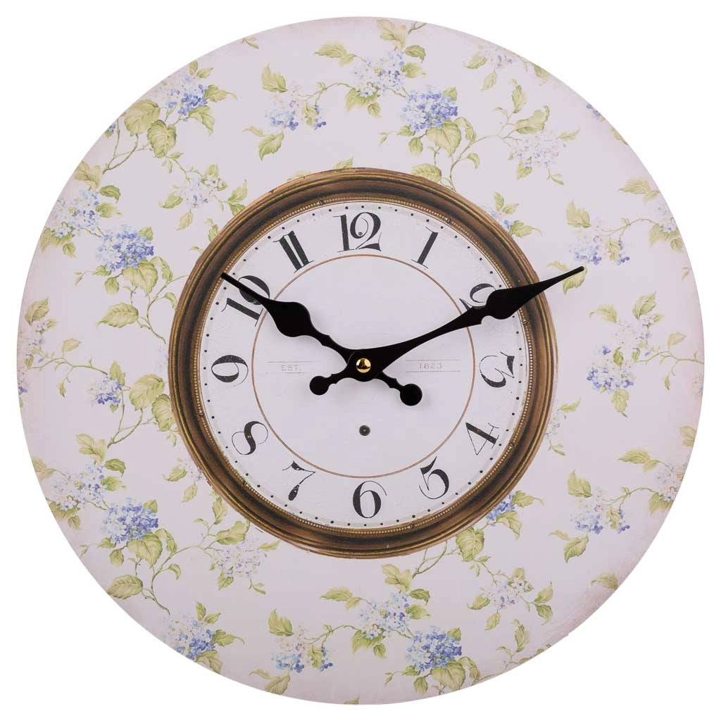 Orologio in legno bianco 60x60x2cm