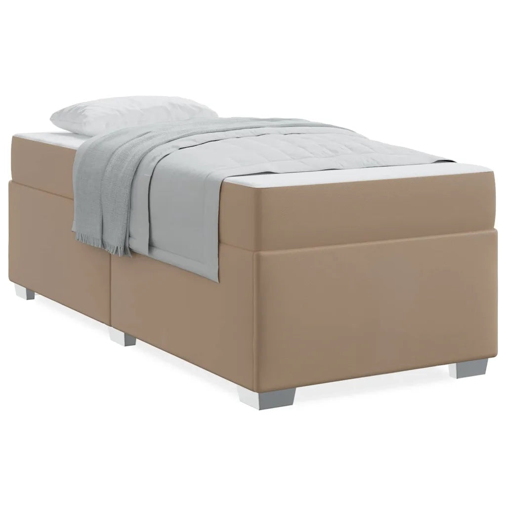 vidaXL Struttura del letto Cappuccino 100 x 200 cm Pelle sintetica