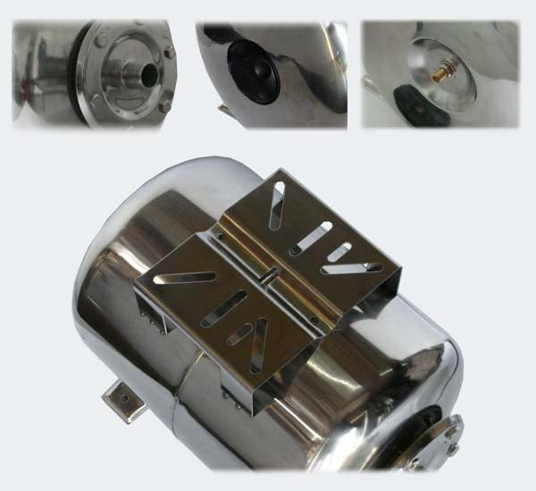 Serbatoio a sacca per palloncino domestico a sovrapressione 50 litri in acciaio inox 3416127