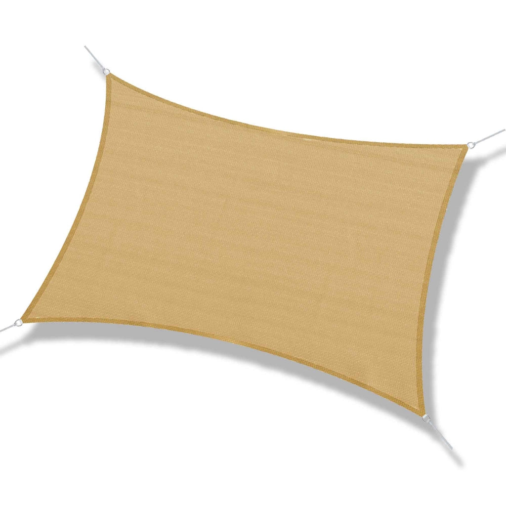 Tenda da sole rettangolare ¨C zephmum ¨C sabbia 300x400 cm con custodia