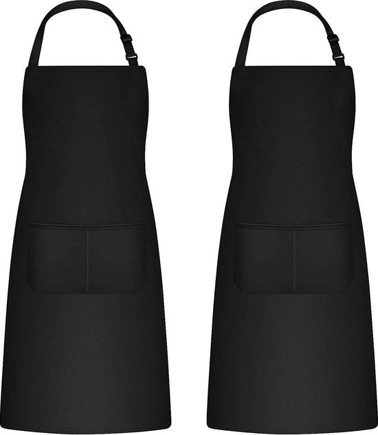 Schort per due parti per uomini e donne, schort da cucina, cintura per strumenti con 2 tasche per barbecue, grembiule per adulti, regolabile per il giardinaggio