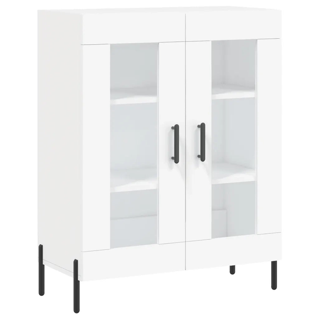 Credenza | Madia | Buffet da pranzo | Armadio da pranzo Bianca 69,5x34x180 cm in Legno Multistrato