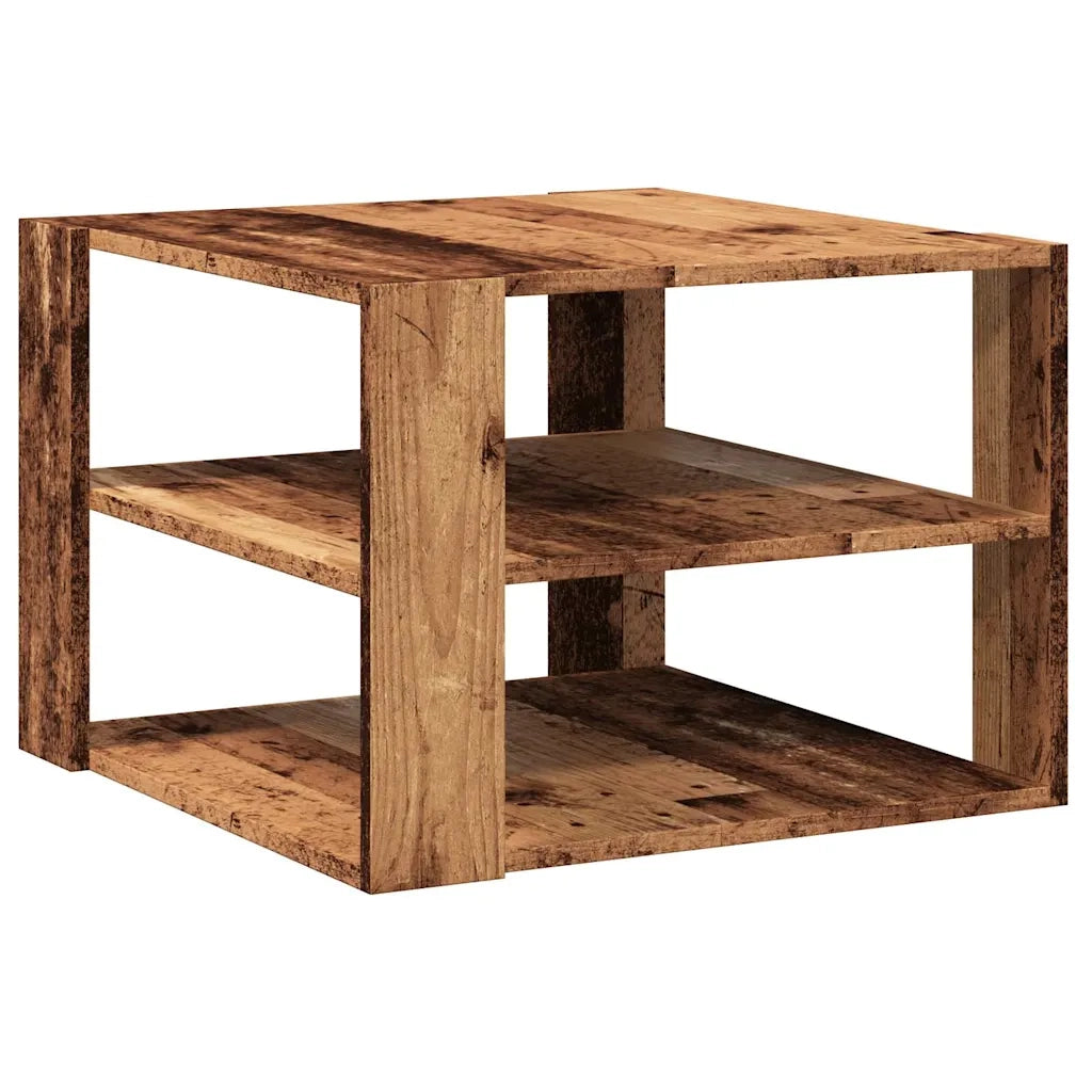 vidaXL Tavolino da Salotto Legno Vecchio 58x58x40 cm Legno Multistrato