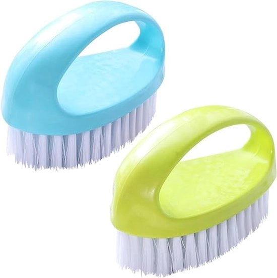 Borsetto di pulizia con setole in nylon rigide per uso Heavy Duty - piccola spazzola per scarpe, pavimento e tappeti
