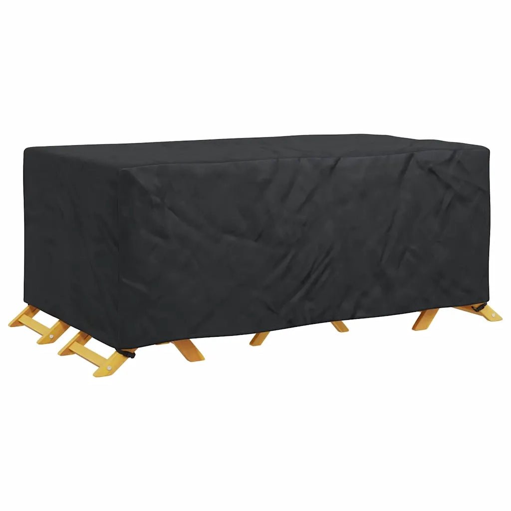 vidaXL Copertura per mobili da esterno Nero 240 x 140 x 90 cm 210D