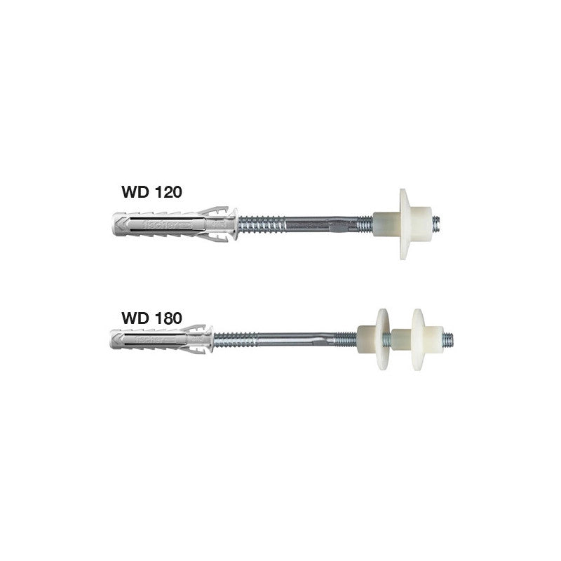 Tasselli WD 140 – 12×140 mm W-Drive con vite bifilare – Fischer