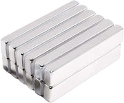12 magneti neodymium extra forti, 50 x 10 x 5 mm magneti rettangolari forti per lavagne magnetiche, piccoli magneti forti, magneti forti adesivi, magneti per lavagna bianca per attività creative, foto