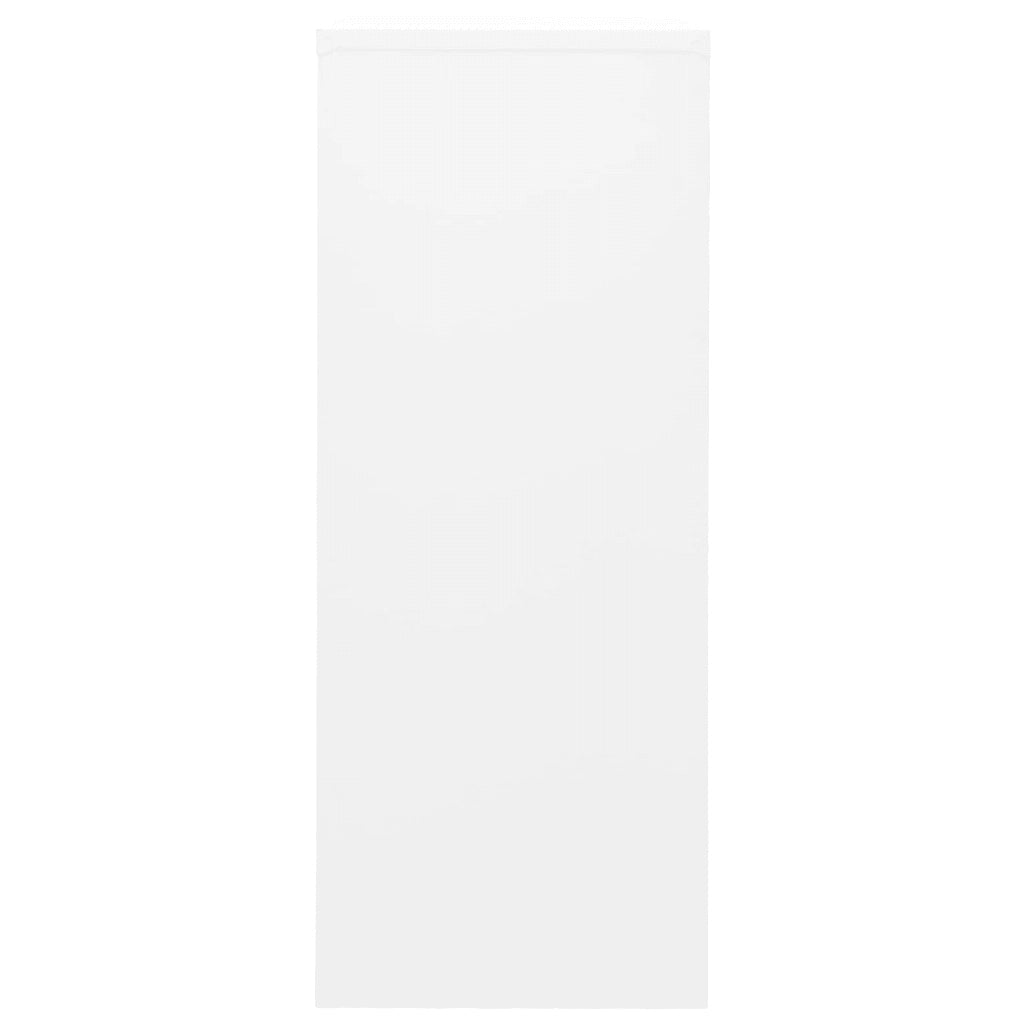 Armadio per Ufficio Bianco 90x40x102 cm in Acciaio 336405
