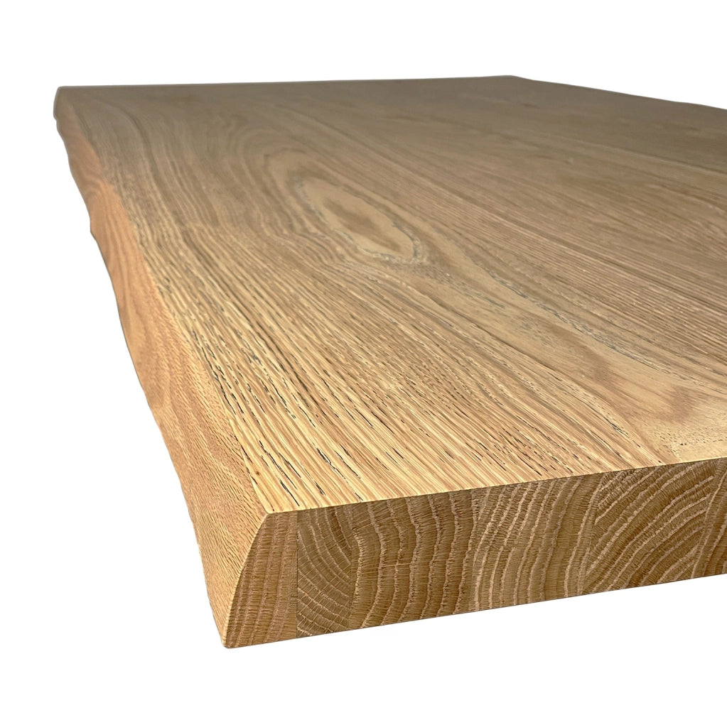 Tavolo fisso 90x200 cm Svalen scortecciato rovere gambe antracite