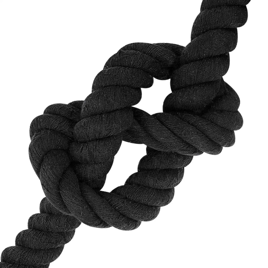 Corda di Cotone 50 mm 10 m Nero 100% Cotone 42011839