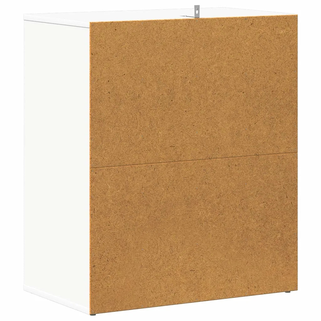 Scarpiera Bianca 60x35x70 cm in Truciolato 808936