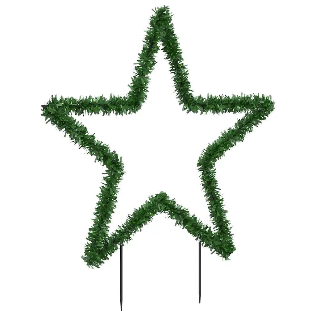 Decorazione Luminosa Natalizia con Picchetti Stella 80LED 60cm 357725