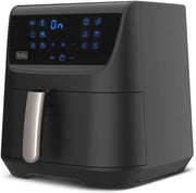 Black+decker bxaf5500e - friggitrice ad aria, senza olio, 99% di grassi in meno, 1800w, capacità 5,5l, touch screen, ampia gamma di ricette, 12 programmi, timer fino a 60 min, fino a 200°c