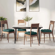 Cuscini per Seduta 4 pcs Verde Scuro 40 x 40 x 12 cm Tessuto