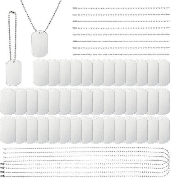 Set di 60 Timbri ad Aggiustamento Sublimazione - Metallo Bifacciale per Progetti Creativi
