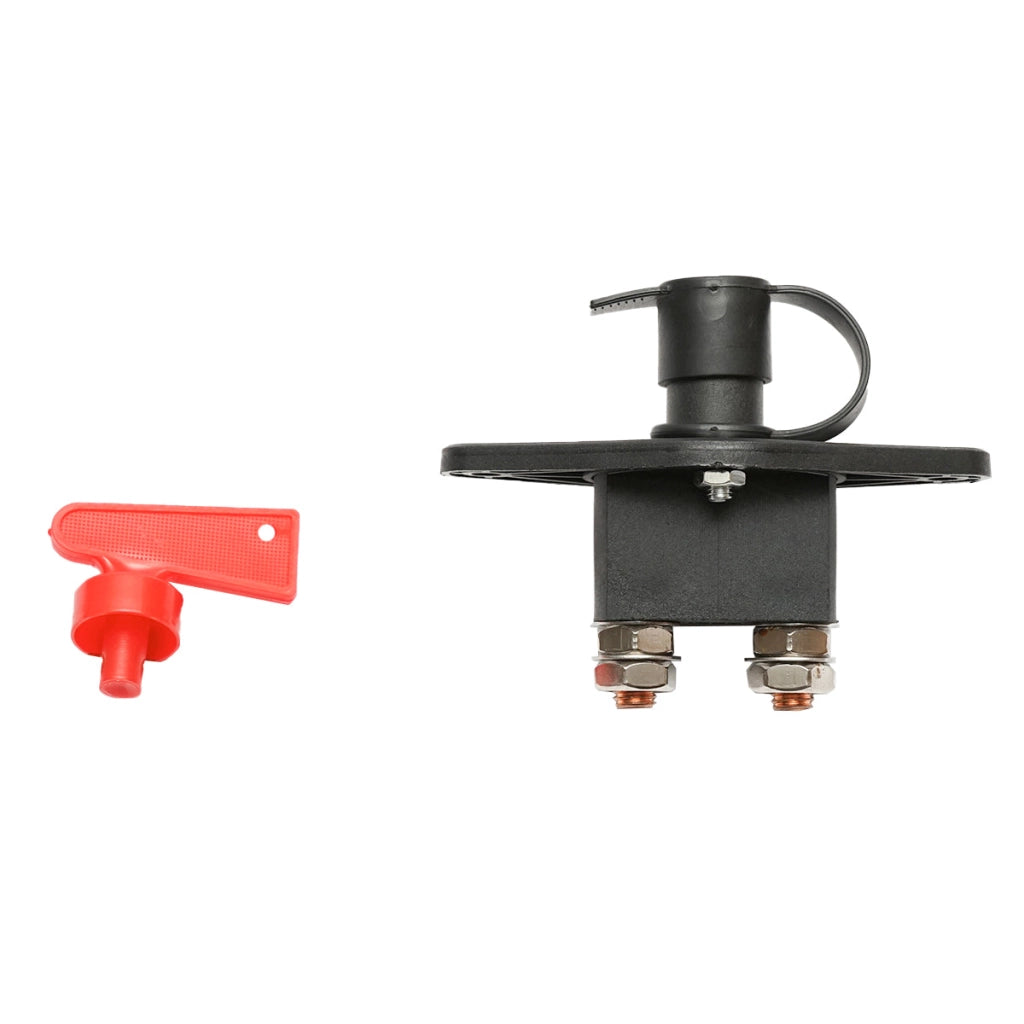 Contatto generale 12/24V connettore in rame M10, chiave in plastica con protezione, distanza di serraggio 100mm Breckner Germany