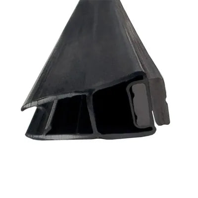 Guarnizione magnetica nero opaco 200 cm per nicchia doccia 5-6 mm