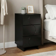 Armadio da Notte Nero 33,5 x 34,5 x 60 cm Legno ingegnerizzato 8011425