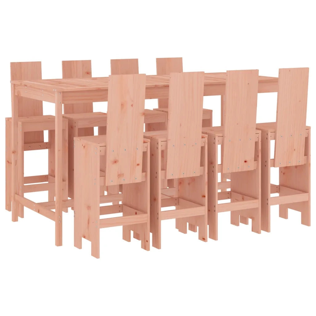 Set da Bar da Giardino 9 pz in Legno Massello di Douglas 3157792