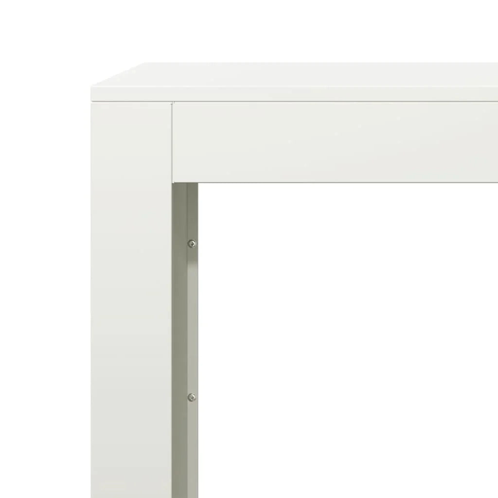 Portalegna 60 x 40 x 100 cm acciaio bianco 02_0043719