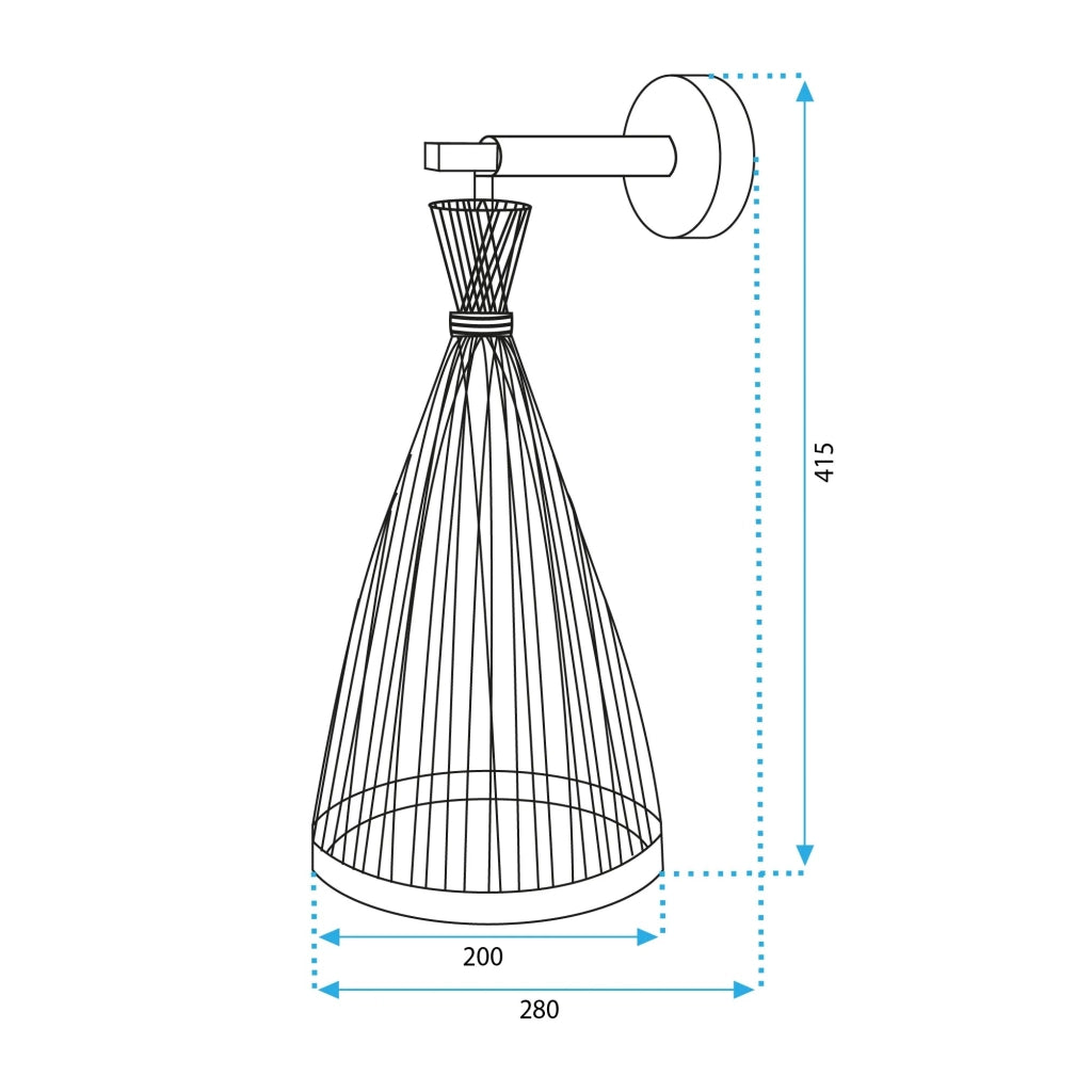 Lampada Da Parete Boho APP1340-1W