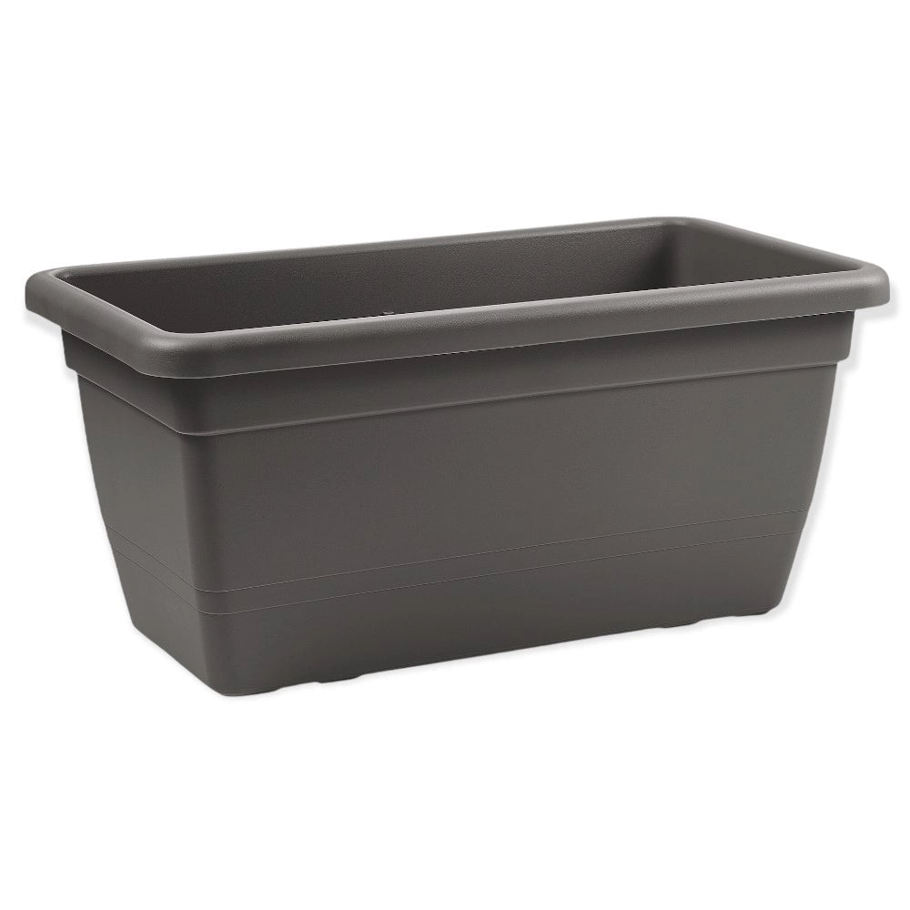 FIORIERA RETTANGOLARE in plastica vaso da giardino DA 100 cm Anthea VARI COLORI Color: ANTRACITE