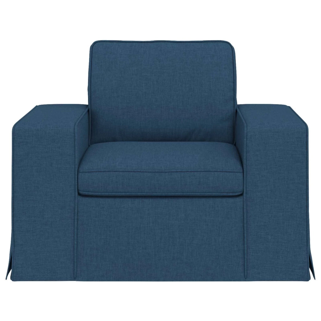 Divano | Divano da soggiorno | Sofa Blu 103 x 80 x 82 cm Tessuto