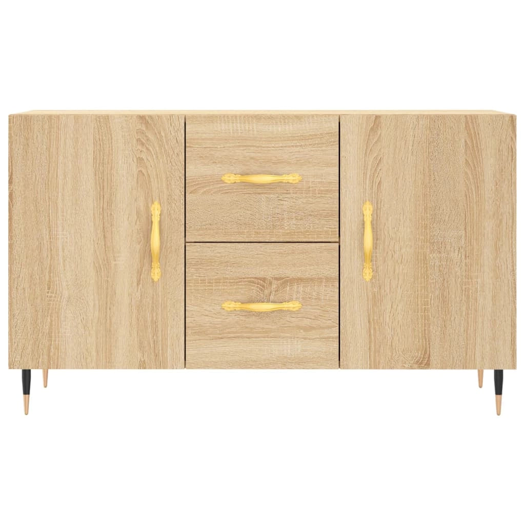 Buffet credenza cassettiera armadio mobile contenitore organizer cucina soggiorno rovere Sonoma 100 x 36 x 60 cm legno ingegnerizzato marrone 02_0031468