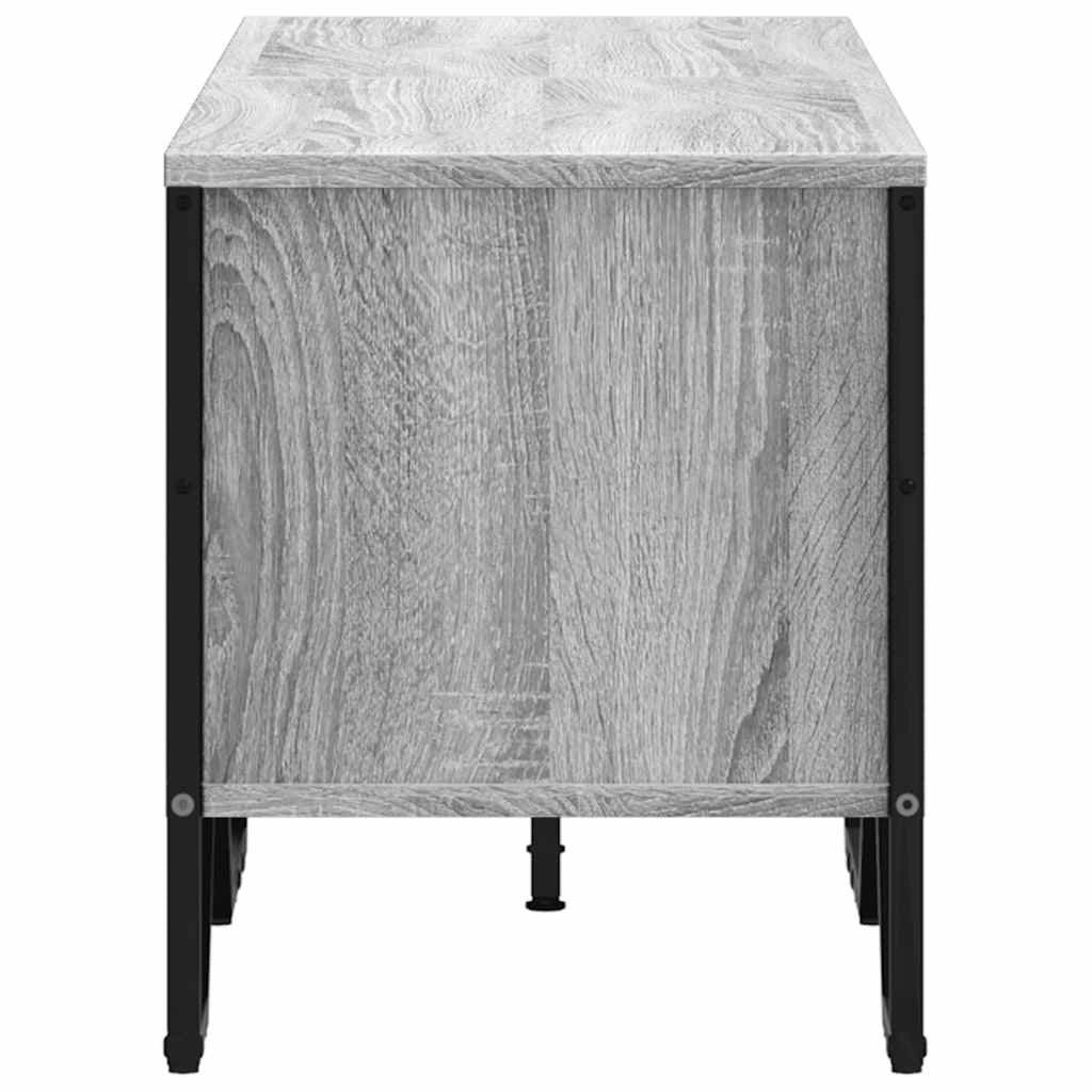 Mobile TV multimediale mensola TV credenza TV sala da pranzo soggiorno camera da letto Sonoma 122 x 34 x 41 cm legno ingegnerizzato grigio 02_0028384