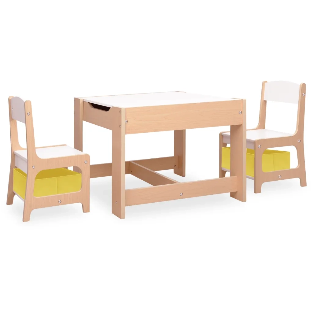 Tavolo per Bambini con 2 Sedie in MDF CFW4481868