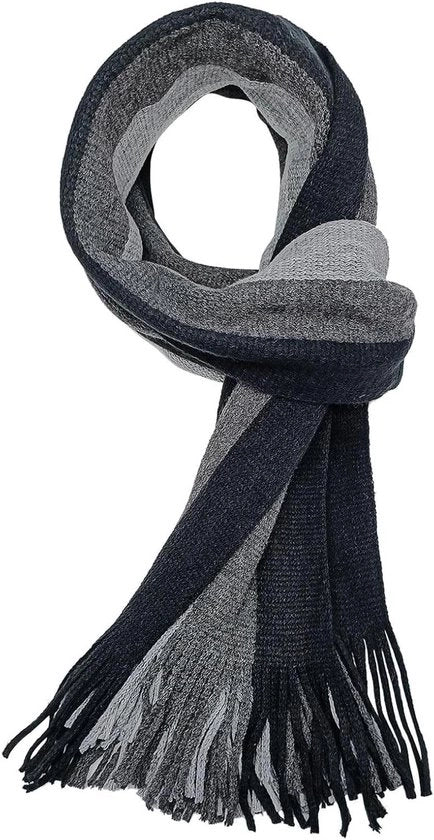 Sciarpa Uomo in Kasjmier per Inverno - Disegno Tartan - Ideale Regalo per Uomo - Unico Taglio