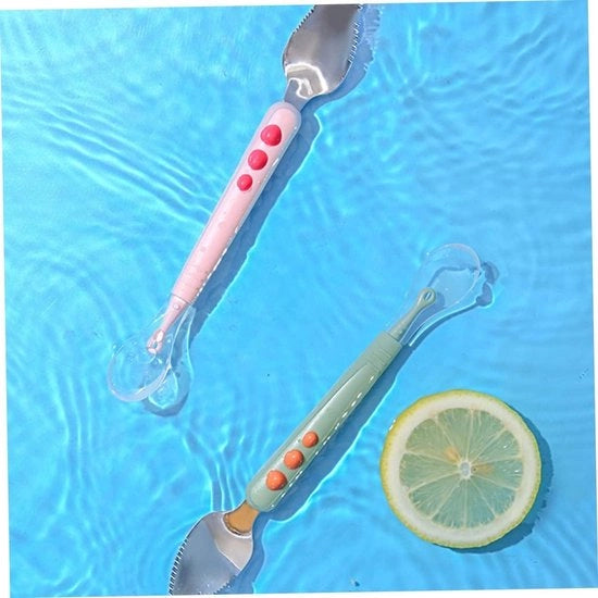 Schrappatore per Fruita e Puree per Bambini con Lepel di Allenamento