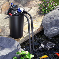 Set per laghetti XXL Filtro a pressione 30000l Chiarificatore UVC 11W Pompa 70 W