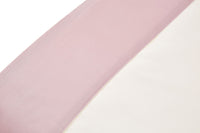 Set Lenzuola Sopra Sotto e Federe Bordi in Raso Garrini Eveline Avorio/Rosa Varie Misure