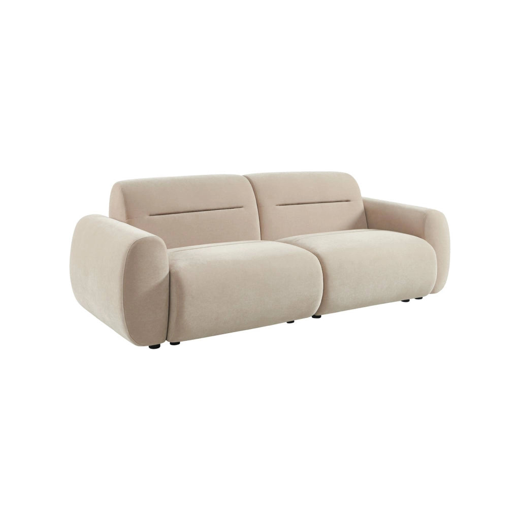 Divano in tessuto, 3 posti, beige