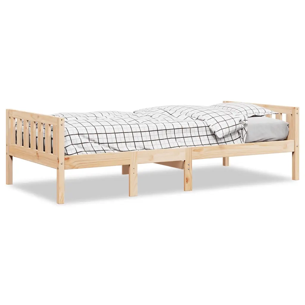 Letto per Bambini senza Materasso-Struttura Letto 90x190 cm Legno Massello Pino