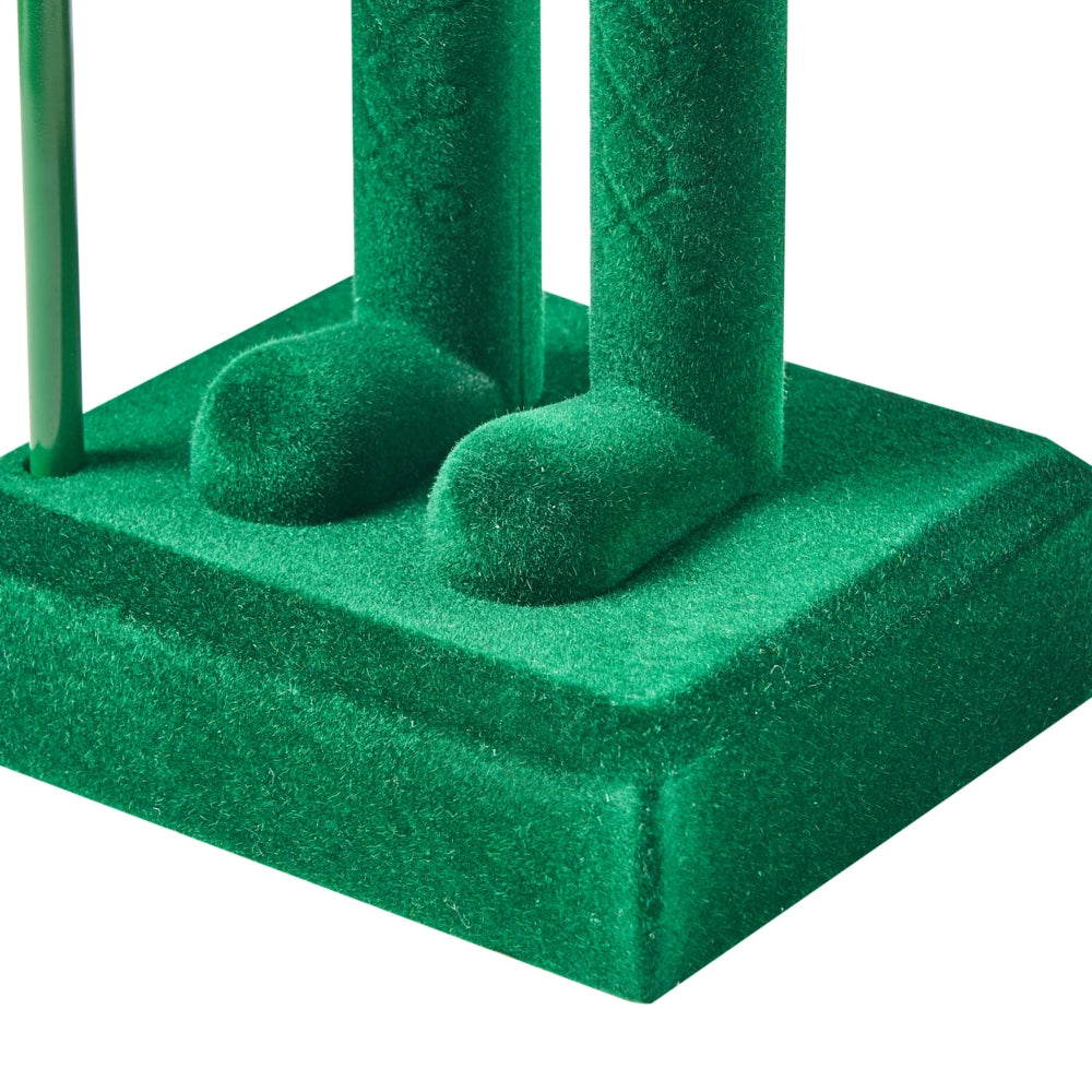 Set di 2 statuine Schiaccianoci in materiale sintetico decorazione natalizia verde