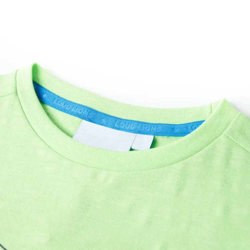 Maglietta per Bambini Verde Neon 140 12318