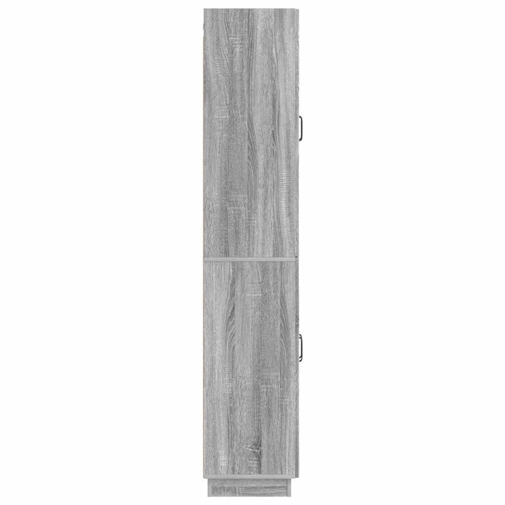 Set di armadi 2 pcs Sonoma grigio Legno ingegnerizzato 3416787