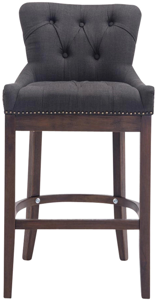 Sgabello Lakewood stoffa antico-scuro grigio scuro