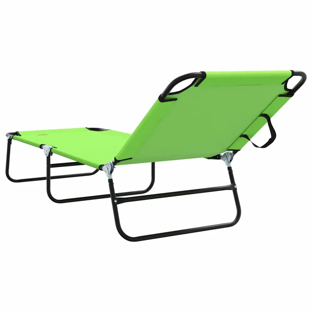 Lettino prendisole pieghevole Verde 188 x 57 x 86,5 cm 42003144