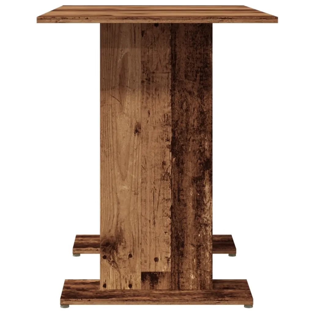 vidaXL Tavolo da Pranzo Legno Antico 110x60x75 cm in Legno Multistrato