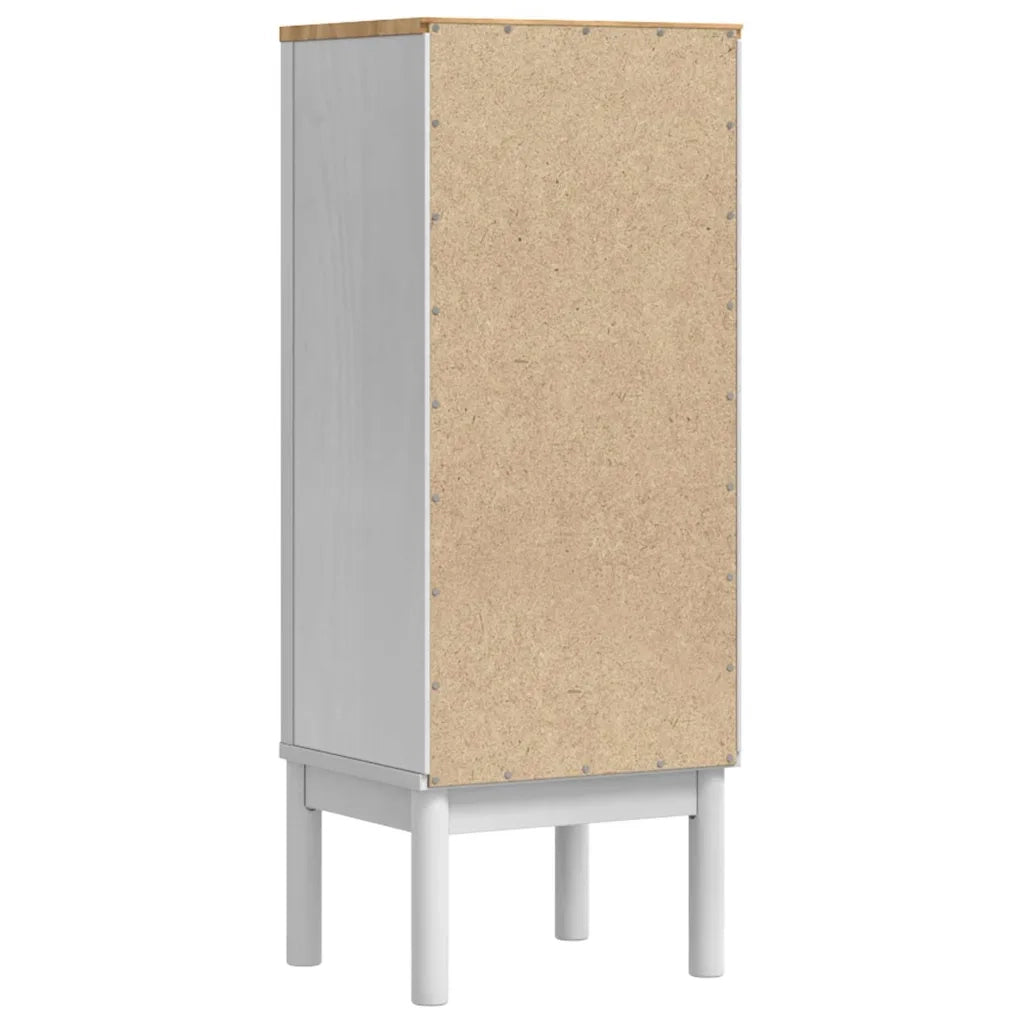 Mobile da Bagno con cassetto FLORO Bianco 35 x 30 x 90 cm 42011238
