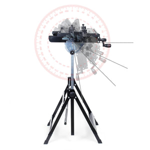 Banco da lavoro portatile e pieghevole max 100 kg altezza e inclinazione regolabili 77-107cm