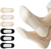 Sokke Antislip Invisibili - Sokke Respiranti - Design Ultra Basso - Base di Cotone - Supporto Arcata Piede