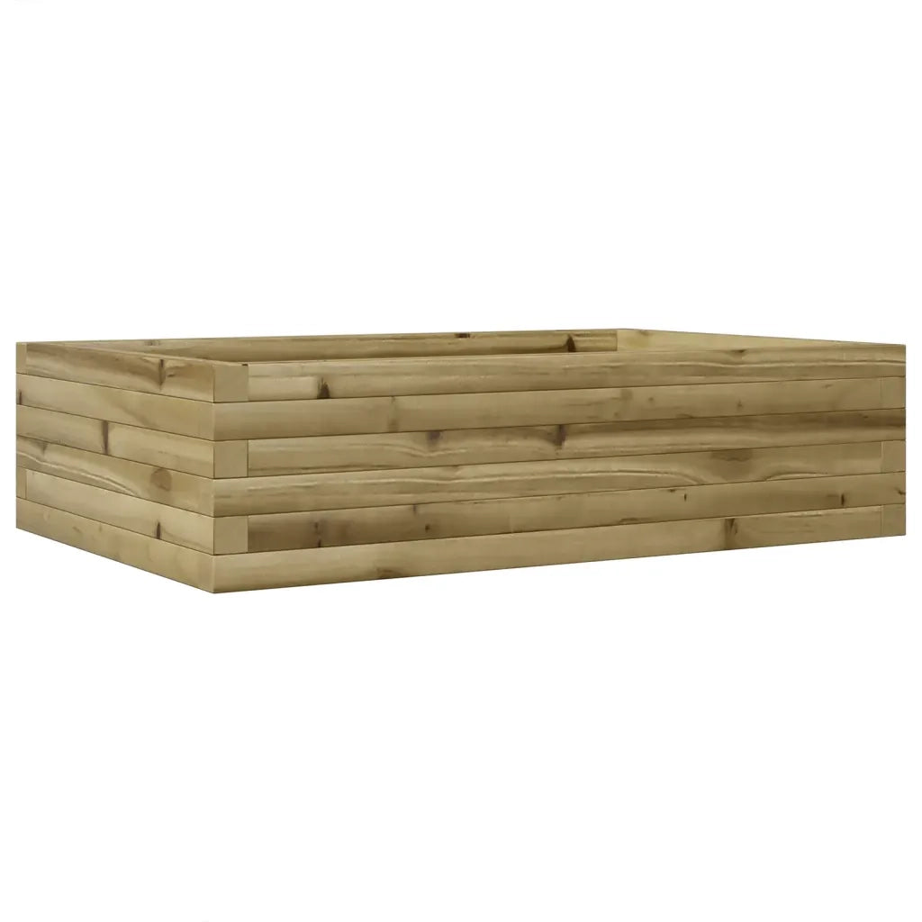 Fioriera | Cassetta per fiori | Vaso da Giardino 90x60x23 cm in Legno di Pino Impregnato