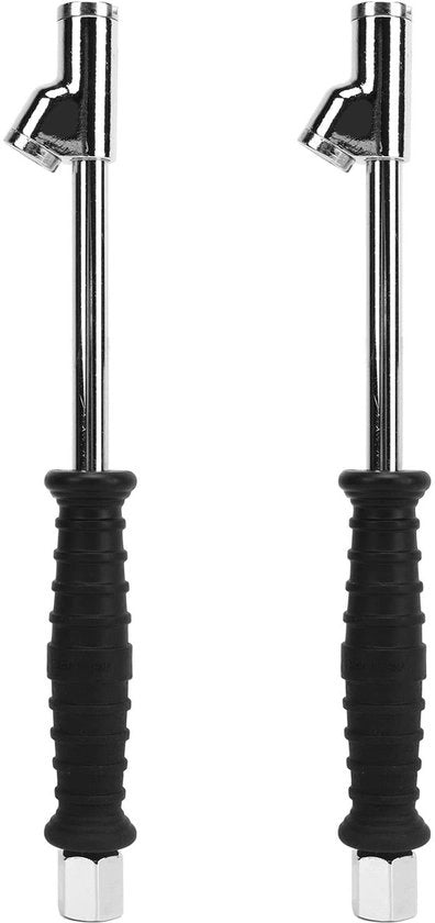 Cacciabatterie 2-in-1 - Pneumatico per pulizia doppia testa - Compatibile con compressore - Adatto per camion autobus - Connettore 1/4 pollici F NPT - Disegno ergonomico - Pistone a compressione