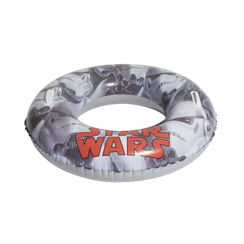 Trade Shop - Salvagente Ciambella Gonfiabile Con Maniglie Star Wars 91cm Per Mare Piscina 019952 -