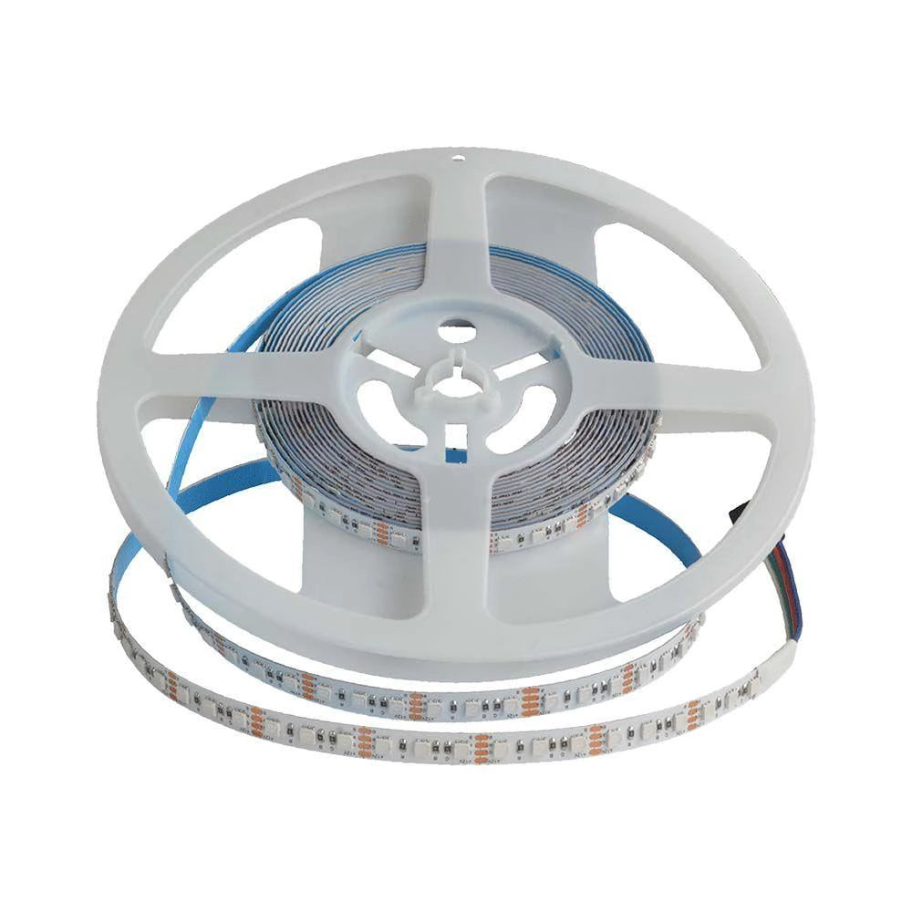 Striscia LED V-TAC SMD3535 RGB 24V 12W/m 5m IP20 8mm